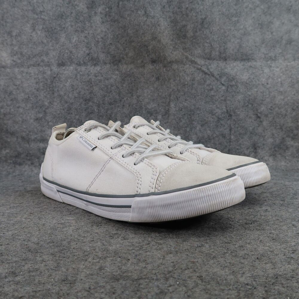 Columbia Shoes Womens 11 Sneaker Casual Active Canvas Goodlife Lace Up White Low